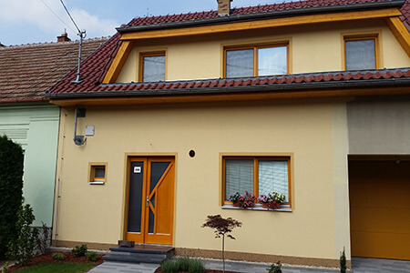 Zateplení a fasáda rodinný dům Slavkov