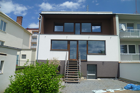 Zateplení, opláštění rodinného domu ve Vyškově